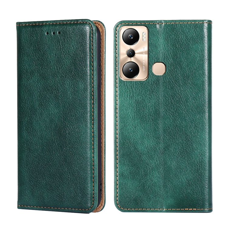 Gloss Oil Solid Color Magnetic Leather Phone Case, For Infinix Hot 12i, For Infinix Hot 20 4G, For Infinix Hot 20i, For Infinix Hot 20S, For Infinix Note 10 Pro, For Infinix Note 11