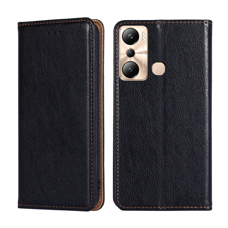 Gloss Oil Solid Color Magnetic Leather Phone Case, For Infinix Hot 12i, For Infinix Hot 20 4G, For Infinix Hot 20i, For Infinix Hot 20S, For Infinix Note 10 Pro, For Infinix Note 11