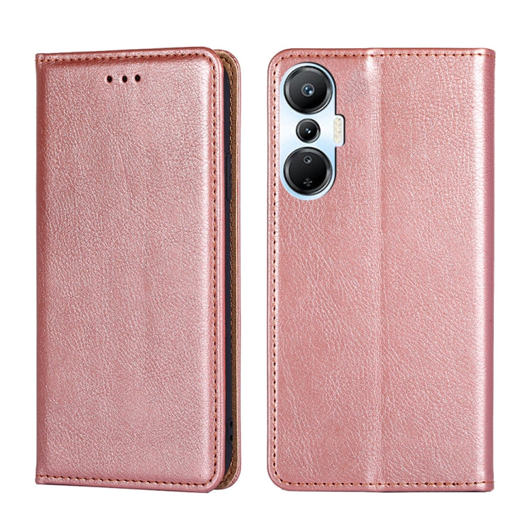 Gloss Oil Solid Color Magnetic Leather Phone Case, For Infinix Hot 12i, For Infinix Hot 20 4G, For Infinix Hot 20i, For Infinix Hot 20S, For Infinix Note 10 Pro, For Infinix Note 11