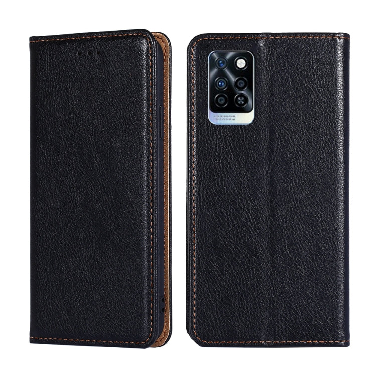 Gloss Oil Solid Color Magnetic Leather Phone Case, For Infinix Hot 12i, For Infinix Hot 20 4G, For Infinix Hot 20i, For Infinix Hot 20S, For Infinix Note 10 Pro, For Infinix Note 11