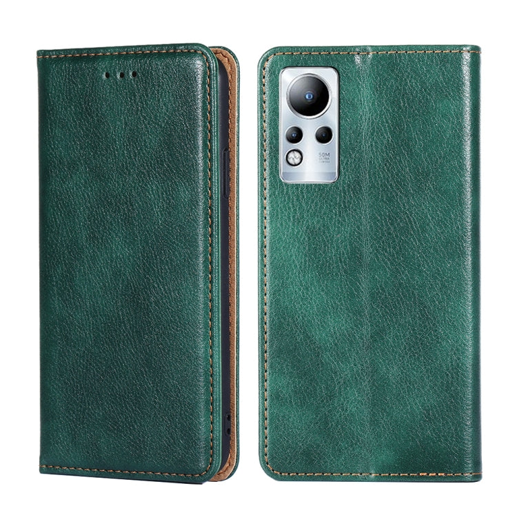 Gloss Oil Solid Color Magnetic Leather Phone Case, For Infinix Hot 12i, For Infinix Hot 20 4G, For Infinix Hot 20i, For Infinix Hot 20S, For Infinix Note 10 Pro, For Infinix Note 11