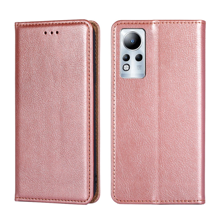 Gloss Oil Solid Color Magnetic Leather Phone Case, For Infinix Hot 12i, For Infinix Hot 20 4G, For Infinix Hot 20i, For Infinix Hot 20S, For Infinix Note 10 Pro, For Infinix Note 11