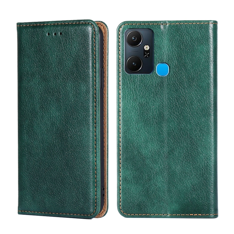 Gloss Oil Solid Color Magnetic Leather Phone Case, For Infinix Note 12 Pro 4G / Note 12 2023, For Infinix Note 12 VIP, For Infinix Smart 6 plus, For Infinix Smart 7, For Infinix Zero 20, For Motorola Moto G Power 2023