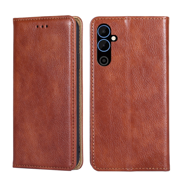 Gloss Oil Solid Color Magnetic Leather Phone Case, For Tecno Pova 4 Pro, For Tecno Pova Neo 2, For Tecno Spark 8C, For Tecno Spark 9 Pro, For Tecno Spark 10 4G, For Tecno Spark 10 Pro