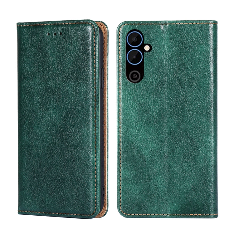 Gloss Oil Solid Color Magnetic Leather Phone Case, For Tecno Pova 4 Pro, For Tecno Pova Neo 2, For Tecno Spark 8C, For Tecno Spark 9 Pro, For Tecno Spark 10 4G, For Tecno Spark 10 Pro