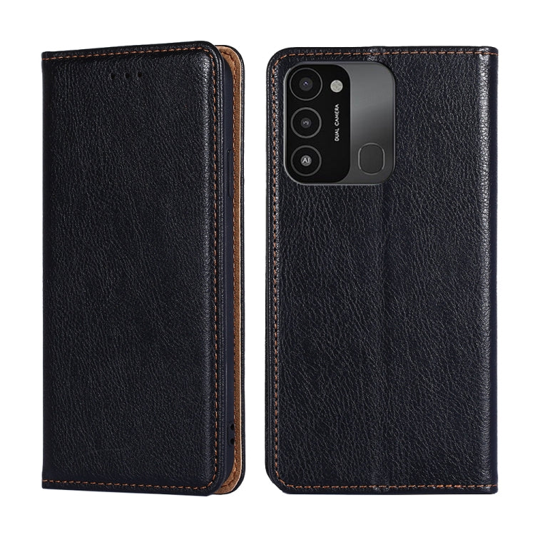 Gloss Oil Solid Color Magnetic Leather Phone Case, For Tecno Pova 4 Pro, For Tecno Pova Neo 2, For Tecno Spark 8C, For Tecno Spark 9 Pro, For Tecno Spark 10 4G, For Tecno Spark 10 Pro