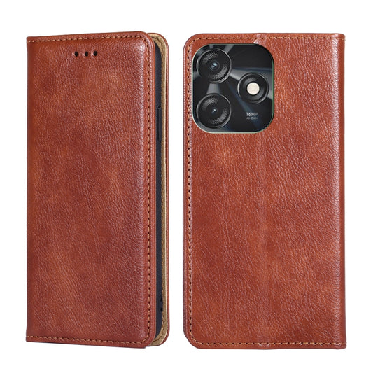 Gloss Oil Solid Color Magnetic Leather Phone Case, For Tecno Spark 10C, For Tecno Spark GO 2023, For vivo S16E, For vivo Y100 5G, For ZTE Blade A32, For Xiaomi Redmi Note 12 4G Global