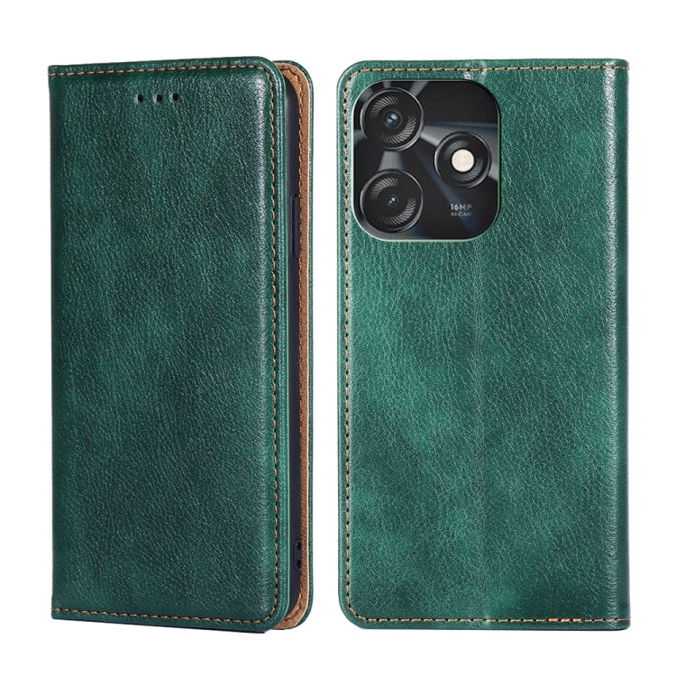 Gloss Oil Solid Color Magnetic Leather Phone Case, For Tecno Spark 10C, For Tecno Spark GO 2023, For vivo S16E, For vivo Y100 5G, For ZTE Blade A32, For Xiaomi Redmi Note 12 4G Global