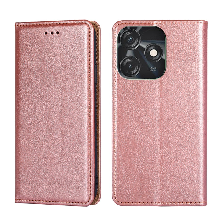 Gloss Oil Solid Color Magnetic Leather Phone Case, For Tecno Spark 10C, For Tecno Spark GO 2023, For vivo S16E, For vivo Y100 5G, For ZTE Blade A32, For Xiaomi Redmi Note 12 4G Global