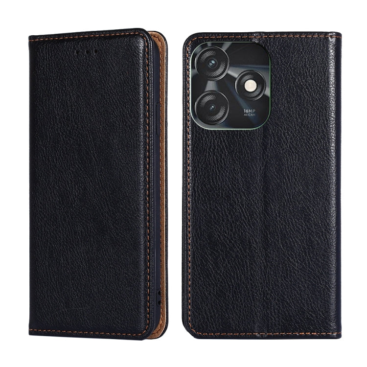 Gloss Oil Solid Color Magnetic Leather Phone Case, For Tecno Spark 10C, For Tecno Spark GO 2023, For vivo S16E, For vivo Y100 5G, For ZTE Blade A32, For Xiaomi Redmi Note 12 4G Global