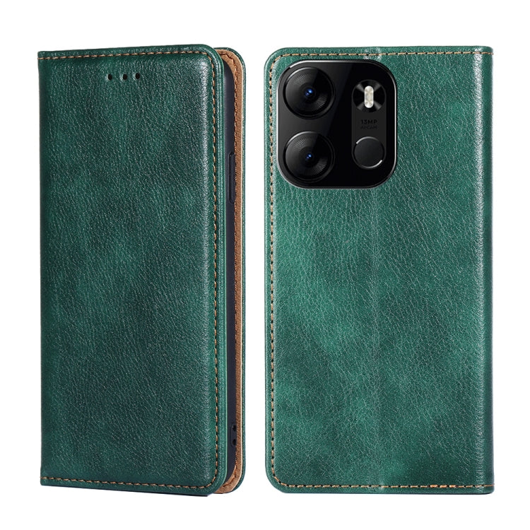 Gloss Oil Solid Color Magnetic Leather Phone Case, For Tecno Spark 10C, For Tecno Spark GO 2023, For vivo S16E, For vivo Y100 5G, For ZTE Blade A32, For Xiaomi Redmi Note 12 4G Global