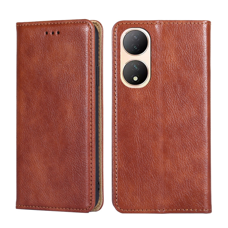 Gloss Oil Solid Color Magnetic Leather Phone Case, For Tecno Spark 10C, For Tecno Spark GO 2023, For vivo S16E, For vivo Y100 5G, For ZTE Blade A32, For Xiaomi Redmi Note 12 4G Global