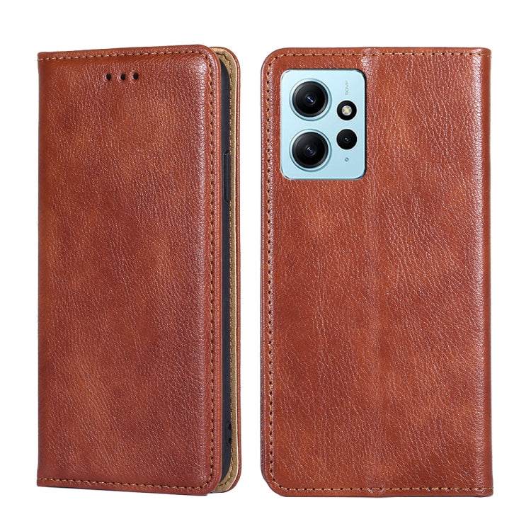 Gloss Oil Solid Color Magnetic Leather Phone Case, For Tecno Spark 10C, For Tecno Spark GO 2023, For vivo S16E, For vivo Y100 5G, For ZTE Blade A32, For Xiaomi Redmi Note 12 4G Global