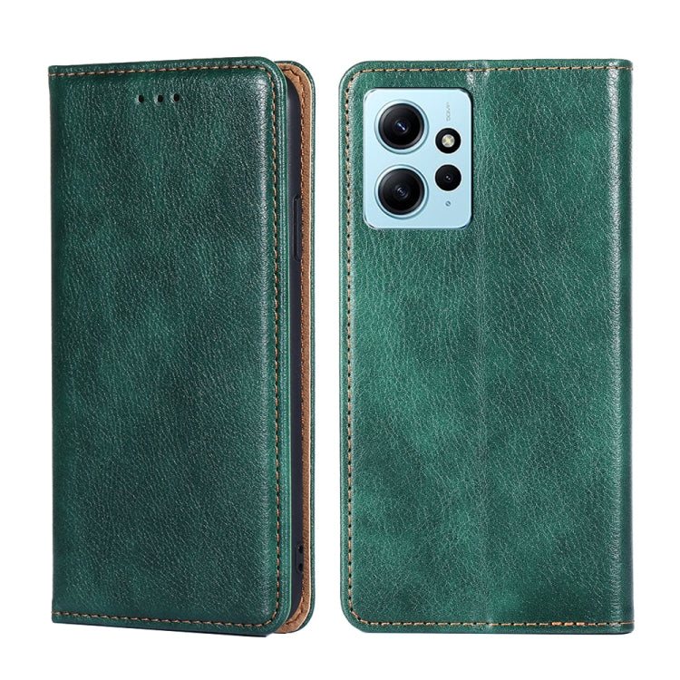 Gloss Oil Solid Color Magnetic Leather Phone Case, For Tecno Spark 10C, For Tecno Spark GO 2023, For vivo S16E, For vivo Y100 5G, For ZTE Blade A32, For Xiaomi Redmi Note 12 4G Global