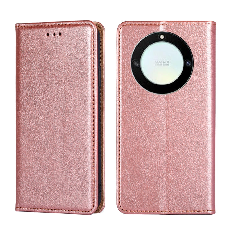 Gloss Oil Solid Color Magnetic Leather Phone Case, For Honor Magic5, For Honor Magic5 Pro, For Honor X5 4G, For Honor X40, For OnePlus Ace 2V 5G