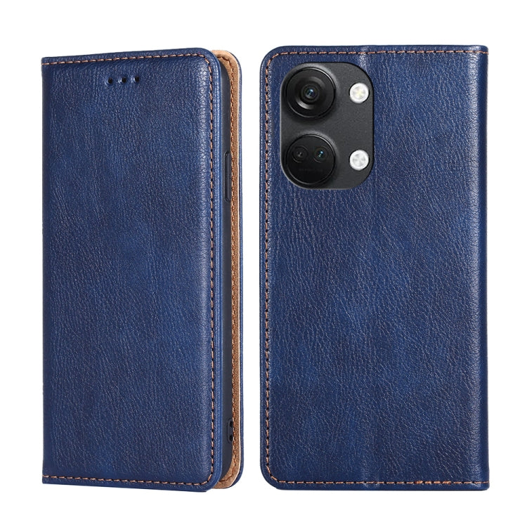 Gloss Oil Solid Color Magnetic Leather Phone Case, For Honor Magic5, For Honor Magic5 Pro, For Honor X5 4G, For Honor X40, For OnePlus Ace 2V 5G