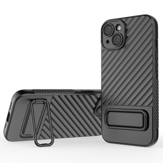 Wavy Texture TPU Phone Case with Lens Film, For iPhone 14, For iPhone 15 Pro Max, For iPhone 14 Plus, For iPhone 15 Pro