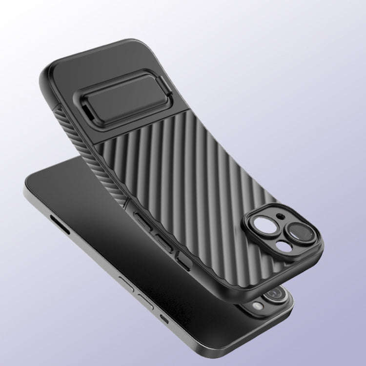 Wavy Texture TPU Phone Case with Lens Film, For iPhone 14, For iPhone 15 Pro Max, For iPhone 15 Pro, For iPhone 14 Plus