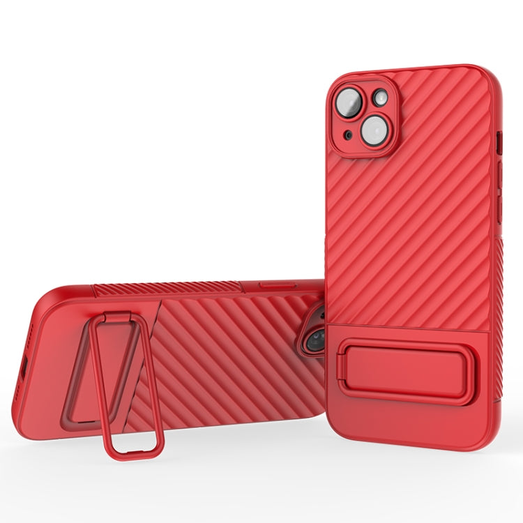 Wavy Texture TPU Phone Case with Lens Film, For iPhone 14, For iPhone 15 Pro Max, For iPhone 15 Pro, For iPhone 14 Plus