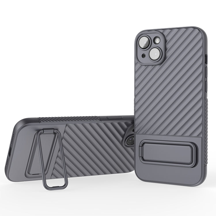 Wavy Texture TPU Phone Case with Lens Film, For iPhone 14, For iPhone 15 Pro Max, For iPhone 15 Pro, For iPhone 14 Plus