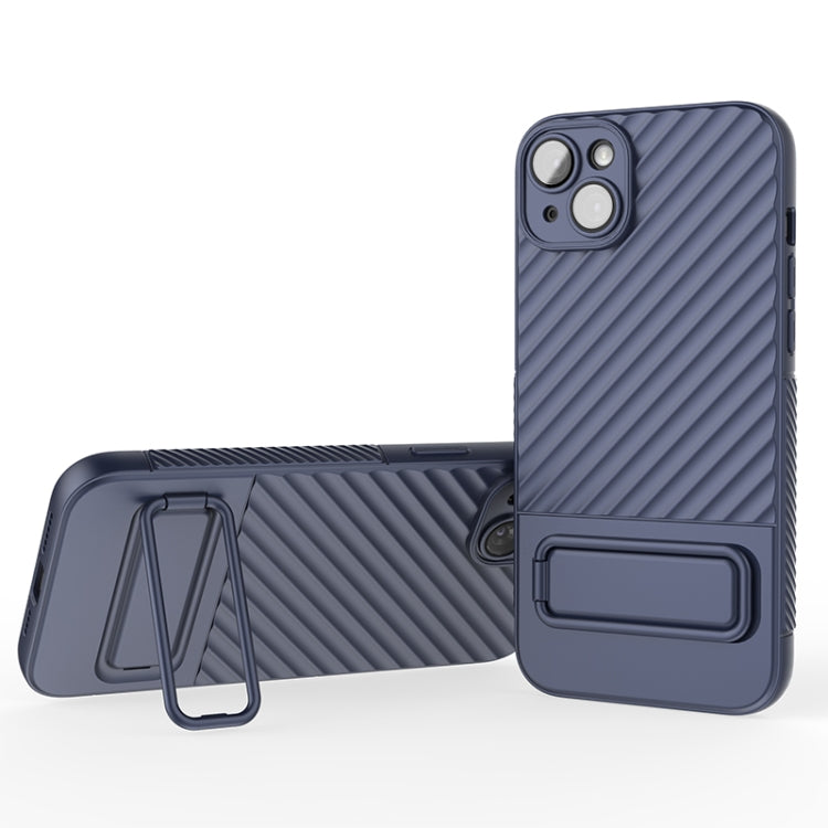 Wavy Texture TPU Phone Case with Lens Film, For iPhone 14, For iPhone 15 Pro Max, For iPhone 15 Pro, For iPhone 14 Plus