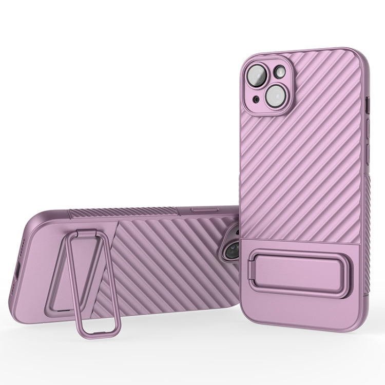 Wavy Texture TPU Phone Case with Lens Film, For iPhone 14, For iPhone 15 Pro Max, For iPhone 15 Pro, For iPhone 14 Plus