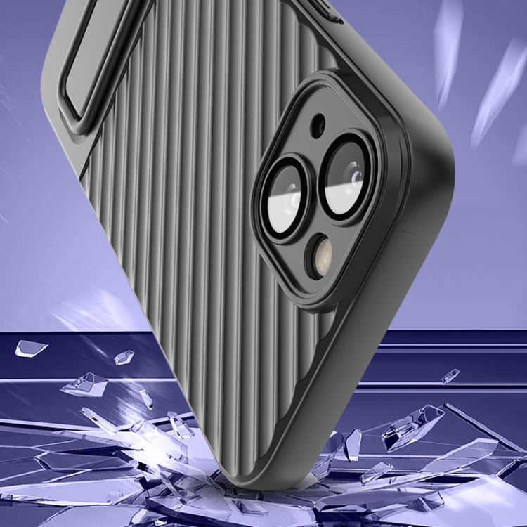 Wavy Texture TPU Phone Case with Lens Film, For iPhone 13, For iPhone 13 Pro, For iPhone 13 Pro Max, For iPhone 12