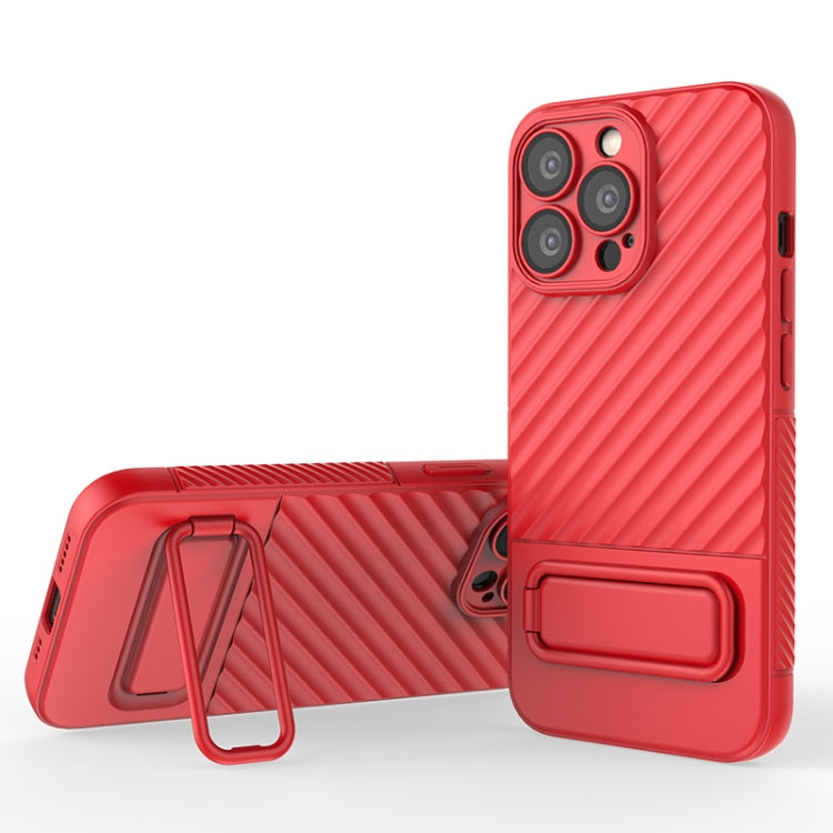 Wavy Texture TPU Phone Case with Lens Film, For iPhone 13, For iPhone 13 Pro, For iPhone 13 Pro Max, For iPhone 12