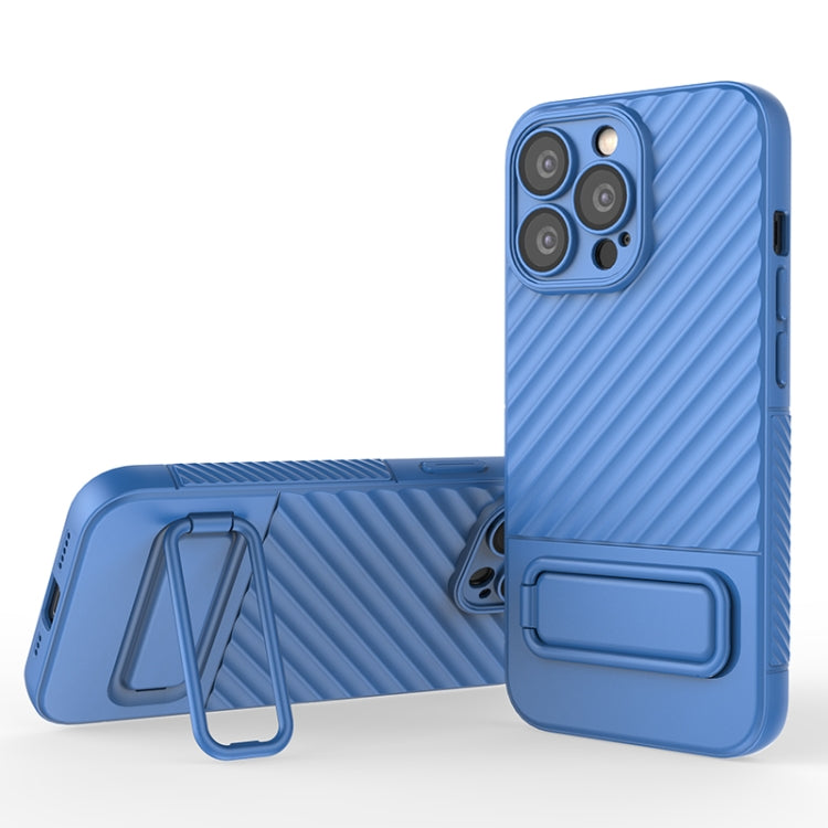 Wavy Texture TPU Phone Case with Lens Film, For iPhone 13, For iPhone 13 Pro, For iPhone 13 Pro Max, For iPhone 12