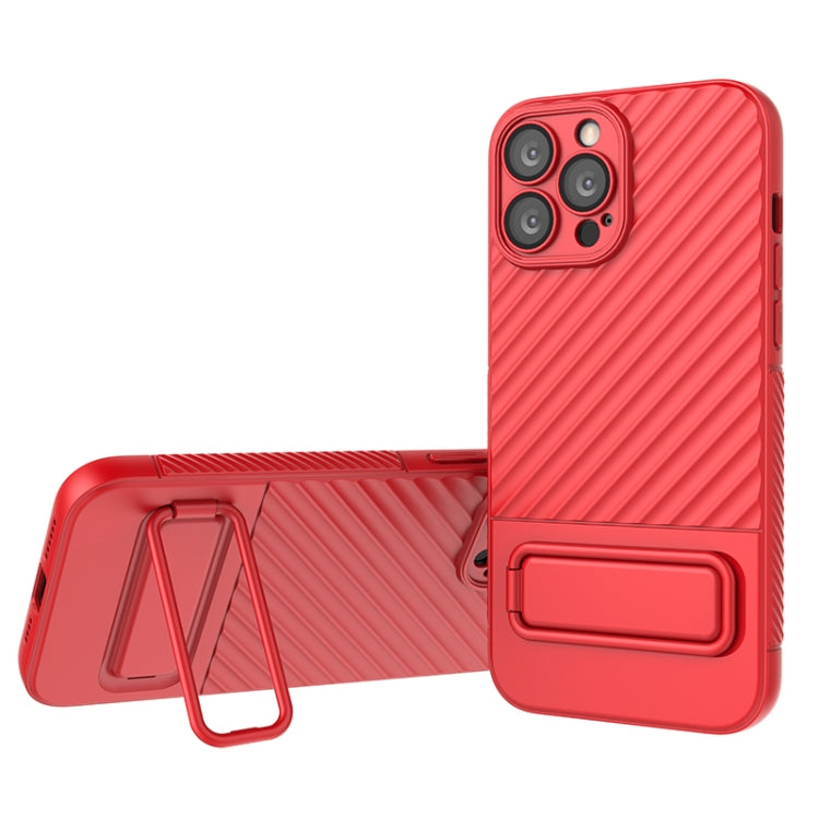 Wavy Texture TPU Phone Case with Lens Film, For iPhone 13, For iPhone 13 Pro, For iPhone 13 Pro Max, For iPhone 12