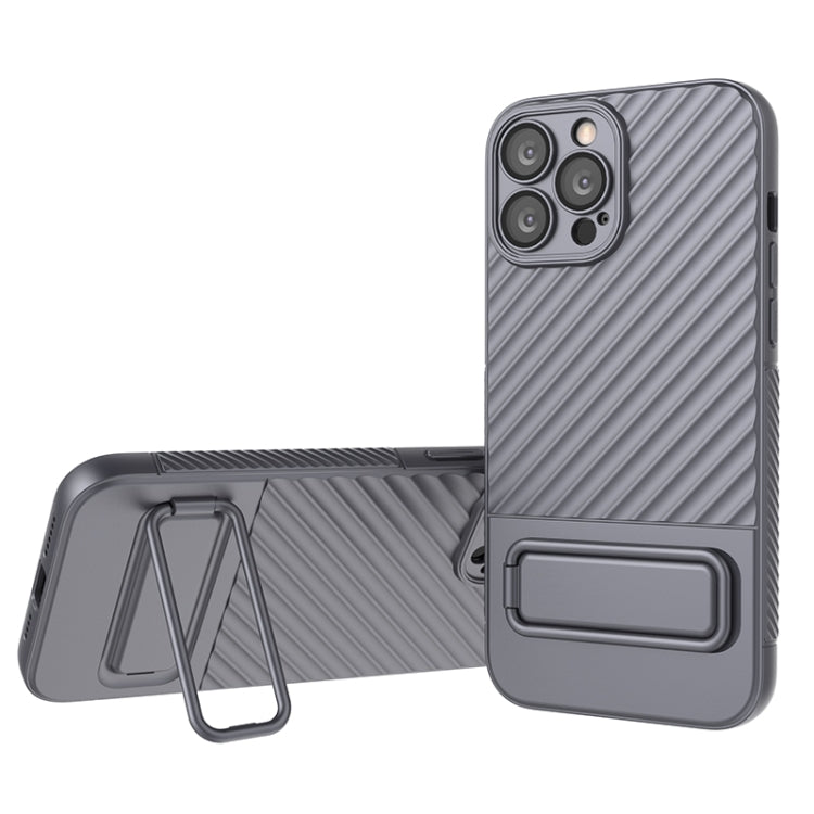 Wavy Texture TPU Phone Case with Lens Film, For iPhone 13, For iPhone 13 Pro, For iPhone 13 Pro Max, For iPhone 12
