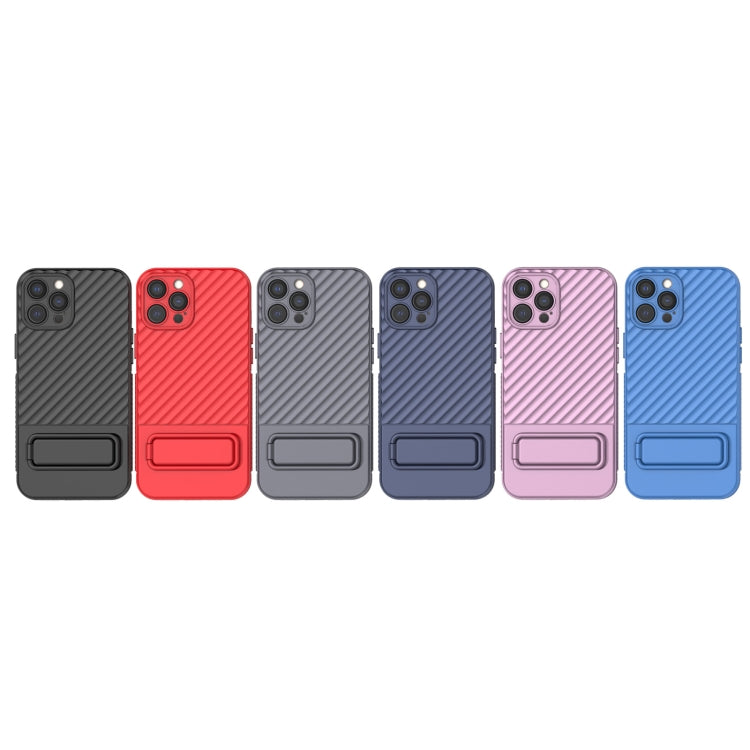 Wavy Texture TPU Phone Case with Lens Film, For iPhone 12 Pro Max, For iPhone 12 Pro, For iPhone 11 Pro, For iPhone XS Max