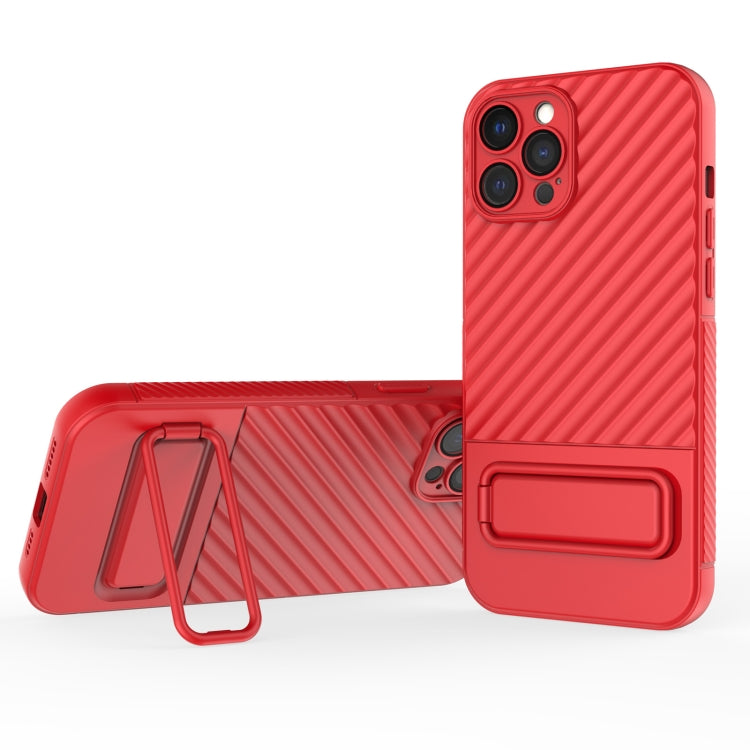 Wavy Texture TPU Phone Case with Lens Film, For iPhone 12 Pro Max, For iPhone 12 Pro, For iPhone 11 Pro, For iPhone XS Max
