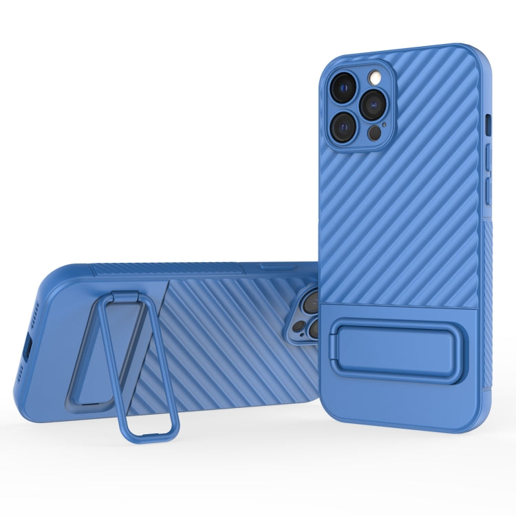 Wavy Texture TPU Phone Case with Lens Film, For iPhone 12 Pro Max, For iPhone 12 Pro, For iPhone 11 Pro, For iPhone XS Max