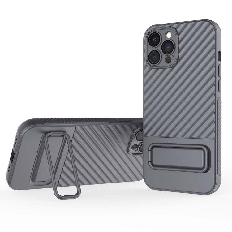 Wavy Texture TPU Phone Case with Lens Film, For iPhone 12 Pro Max, For iPhone 12 Pro, For iPhone 11 Pro, For iPhone XS Max