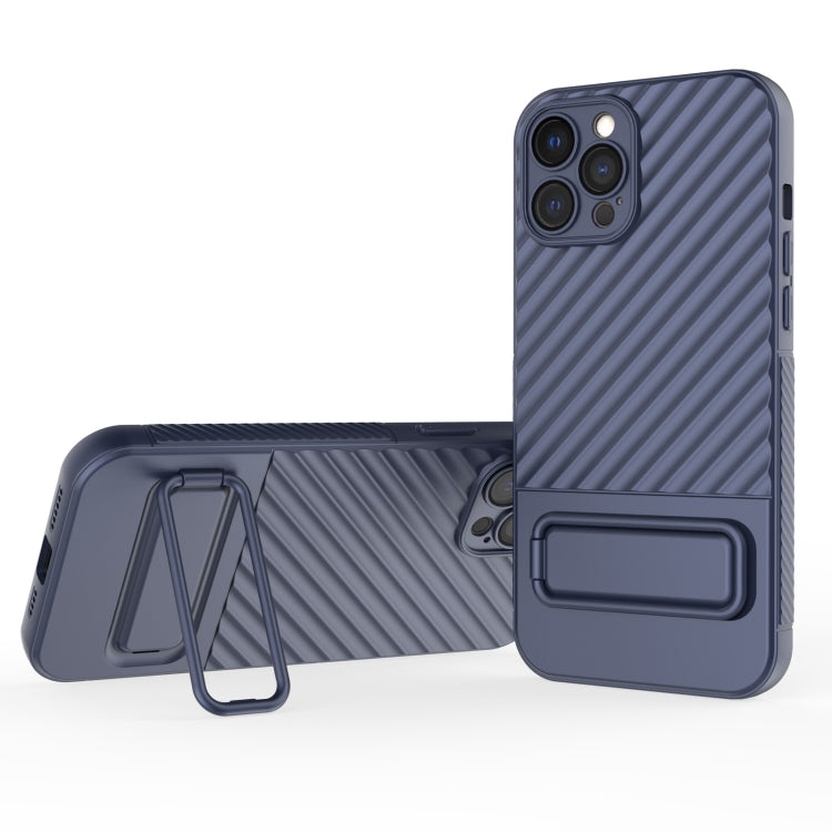 Wavy Texture TPU Phone Case with Lens Film, For iPhone 12 Pro Max, For iPhone 12 Pro, For iPhone 11 Pro, For iPhone XS Max