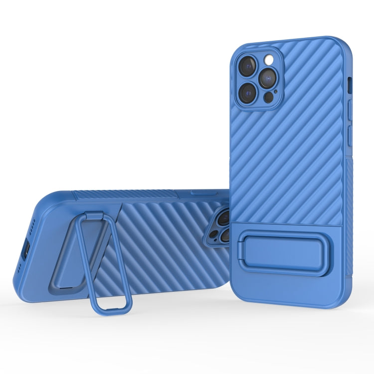 Wavy Texture TPU Phone Case with Lens Film, For iPhone 12 Pro Max, For iPhone 12 Pro, For iPhone 11 Pro, For iPhone XS Max