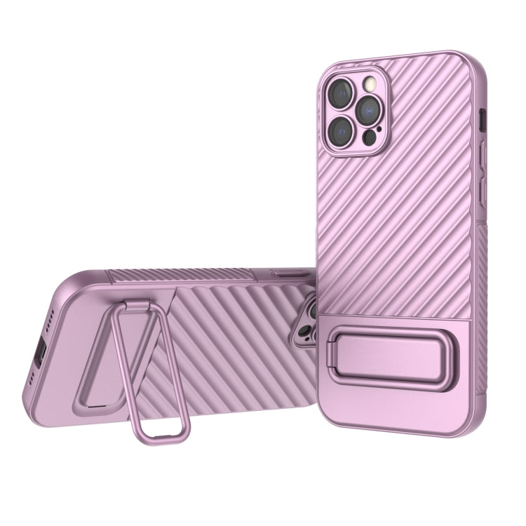 Wavy Texture TPU Phone Case with Lens Film, For iPhone 12 Pro Max, For iPhone 12 Pro, For iPhone 11 Pro, For iPhone XS Max