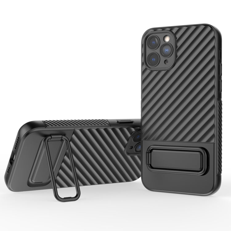 Wavy Texture TPU Phone Case with Lens Film, For iPhone 12 Pro Max, For iPhone 12 Pro, For iPhone 11 Pro, For iPhone XS Max