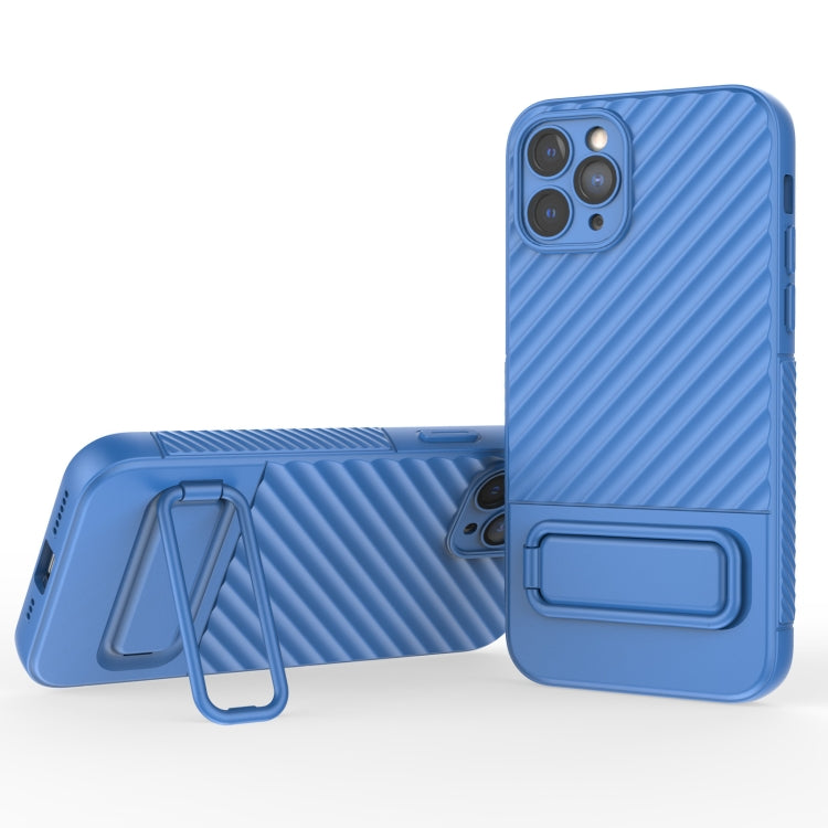 Wavy Texture TPU Phone Case with Lens Film, For iPhone 12 Pro Max, For iPhone 12 Pro, For iPhone 11 Pro, For iPhone XS Max