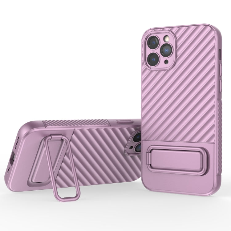 Wavy Texture TPU Phone Case with Lens Film, For iPhone 12 Pro Max, For iPhone 12 Pro, For iPhone 11 Pro, For iPhone XS Max
