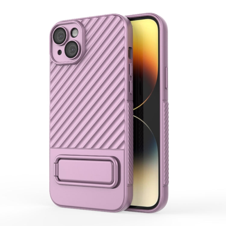 Wavy Texture TPU Phone Case with Lens Film, For iPhone 15 Plus, For iPhone 14 Pro, For iPhone 15, For iPhone 14 Pro Max
