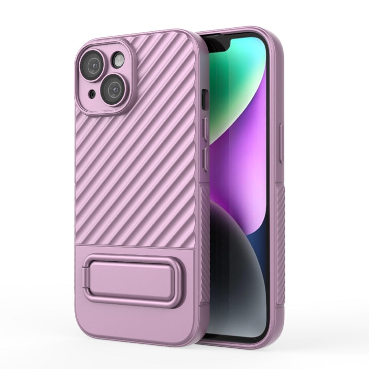 Wavy Texture TPU Phone Case with Lens Film, For iPhone 15 Plus, For iPhone 14 Pro, For iPhone 15, For iPhone 14 Pro Max