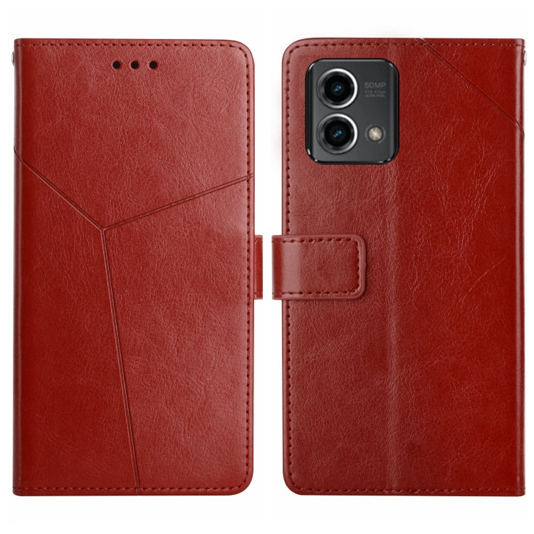 HT01 Y-shaped Pattern Flip Leather Phone Case