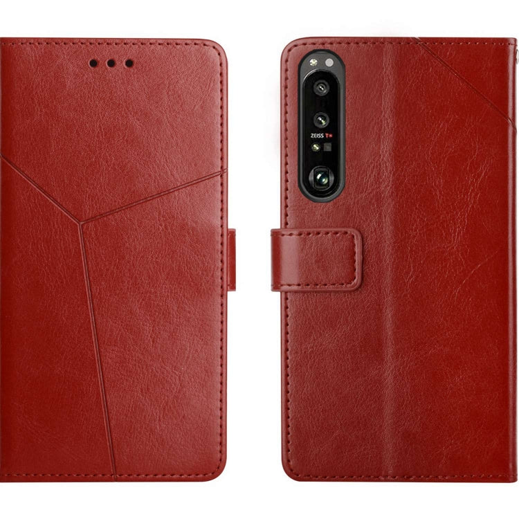 HT01 Y-shaped Pattern Flip Leather Phone Case