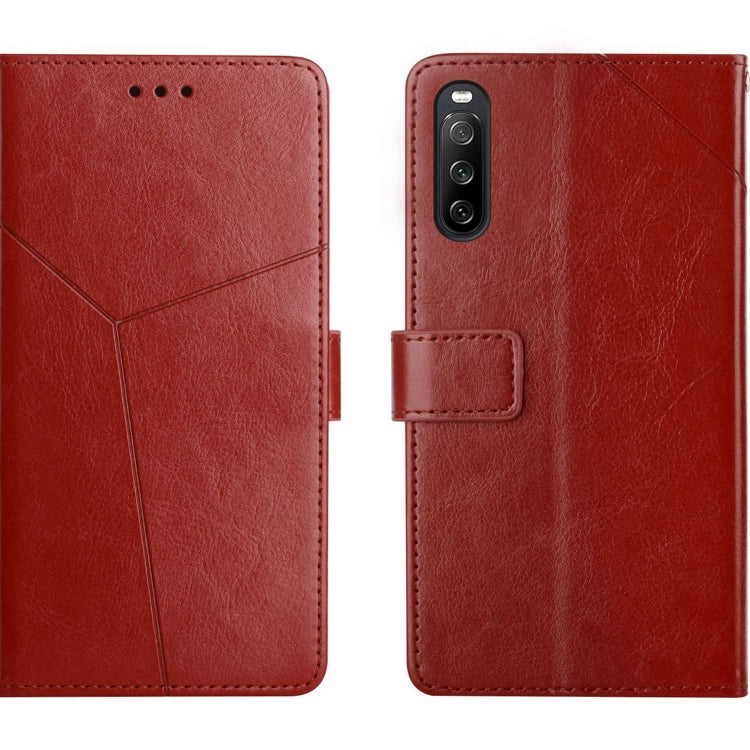 HT01 Y-shaped Pattern Flip Leather Phone Case
