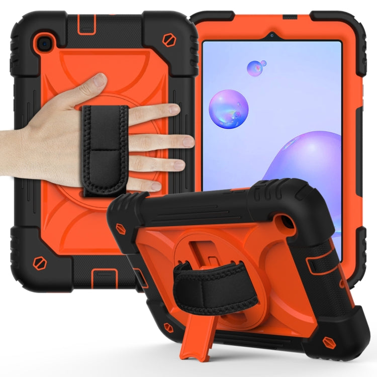 Shockproof  PC + Silicone Combination Case with Holder & Hand Strap & Shoulder strap, For iPad 10.2, For iPad Pro 11 (2020), For Samsung Galaxy Tab A 8.4 (2020)