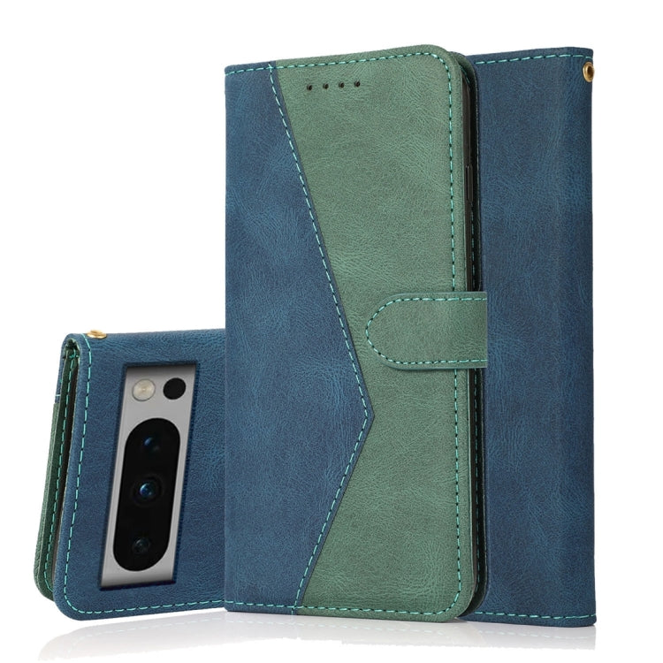 Dual-color Stitching Leather Phone Case