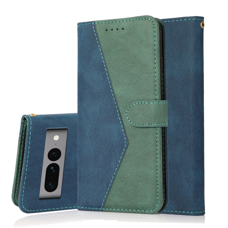 Dual-color Stitching Leather Phone Case