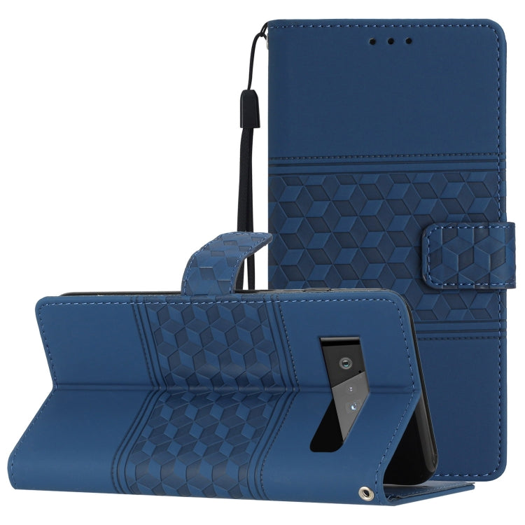 Diamond Embossed Skin Feel Leather Phone Case with Lanyard, For Google Pixel 7a, For Google Pixel 6, For Google Pixel 6 Pro, For Google Pixel 6a